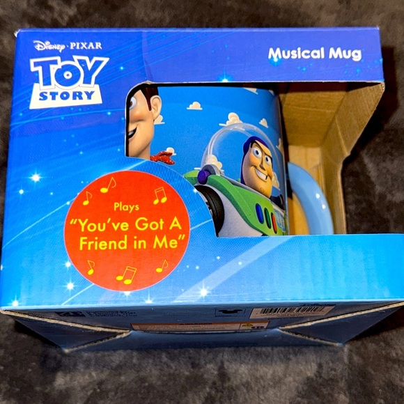 NWT Disney Pixar Toy Story You’ve Got A Friend In Me Musical Coffee Tea Mug Cup - Picture 4 of 12